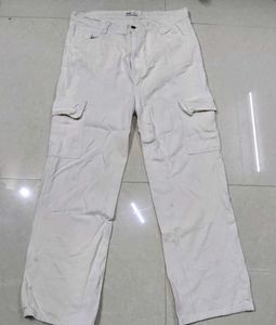 Zara White Cargo