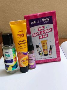 New Plum Bath & Body Kit. Sealed Pack