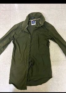 Olive Green Casual Shirt