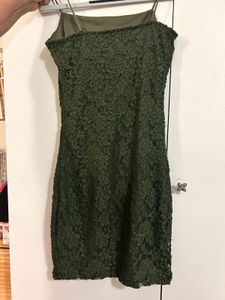 Bodycon Olive Green Sparkly Dress