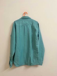Men’s Teal Blue Formal Shirt – Full Sleeves