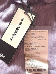 Lavender Ruffle Drawstring Top