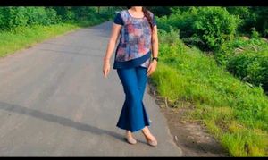 Navy Blue Top