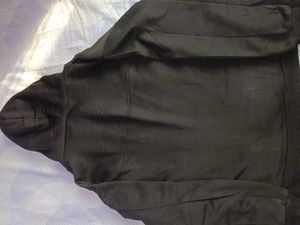 Embroidered Black Hoodie