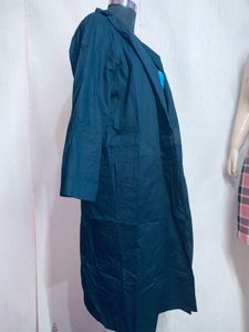 Stylish Black Trench Coat lenth 46