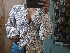 Floral Print Summer Top