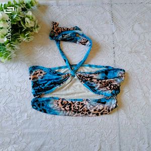 Shein Animal Print Top💙✨