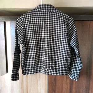Black &amp; White SANFCO Checks Jacket