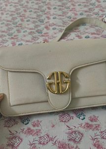 Elegant Cream Crossbody Bag