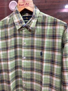 Ralph Lauren Green Checks Shirt For Men’s