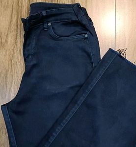 Wide Leg Dark Blue Jeans