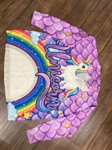 Unicorn Rainbow Long Sleeve Top