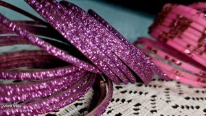 Pink Glass Bangles Combo