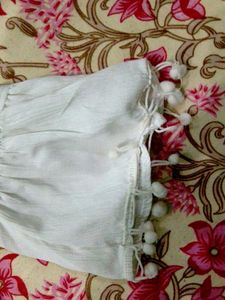 White Embroidered Top