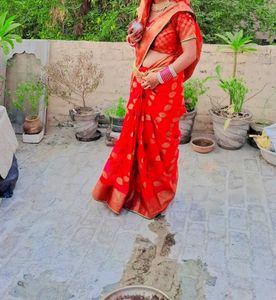 Red Saree