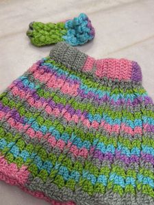 Handmade Crochet Skirt Set