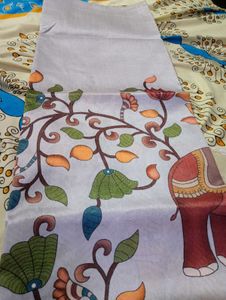 Premium Tussar Kalamkari Silk Sarees