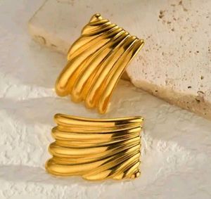 Gold Statement Earrings