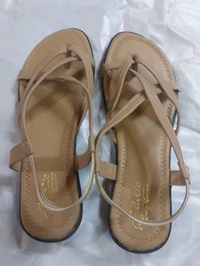 Elegant Tan Flats
