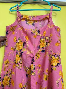 Tie up Pink Dress