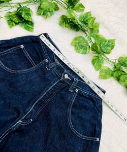 High Waist Wide Leg Denim Jeans