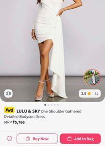 White bodycon Dress
