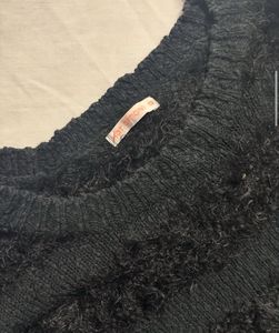 Fluffy Black Sweater