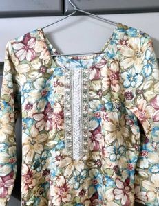 Floral Print Kurta set