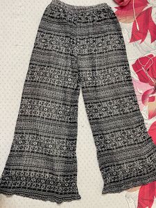 B&W Flare Plazo Pants