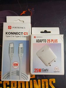 Portronics Konnect C1 & Adapto 25 Plus