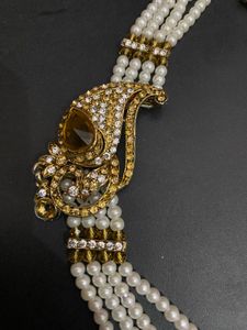 Royal White Moti Long Neclace