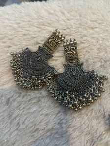 Set Of 3 Oxidised Earings