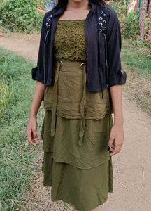Tiered Midi Dress