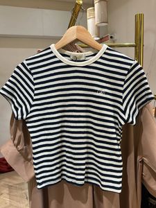 Knit Striped Crop Top