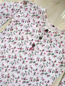 Floral Print Kurta
