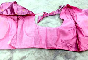 Pink Colour Silk Blouse