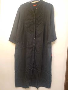 W Black Kurta