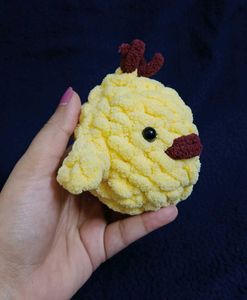 🐥 Crocheted Yellow Baby Chick Plushie