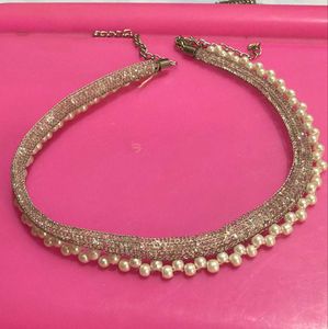 Pearl & Rhinestone Choker
