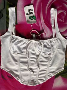 White Corset Top Newme