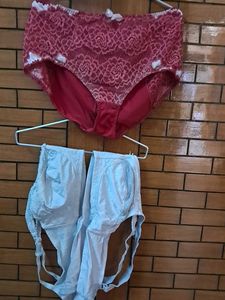 Combo Of Four  Imported Fabric Bra N Panty