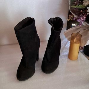 Black Suede ankle Boots🥰😍