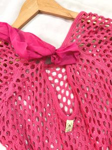 Pinterest Bow Pink Knit Top D