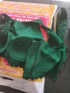 Lovely Green Outfit For Mehendi Occasion