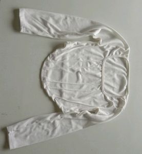 Zara White Crop Top