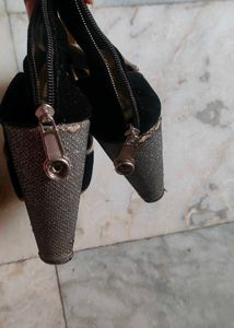 Shimmery Heel Sandals