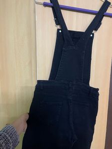 FLASH SALE Black Denim Dungaree @290