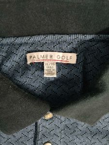 Original palmer Golf Blue Patterned Polo Shirt