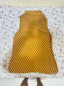 Printed Sleeveless Top