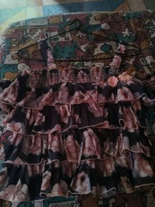 Pink Floral Stylish Top
